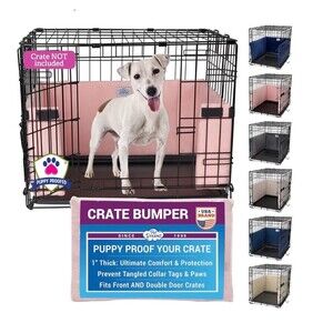 Petmate Crate Bumper Medium Pink 2-in-1 Padded Liner for Wire Crates